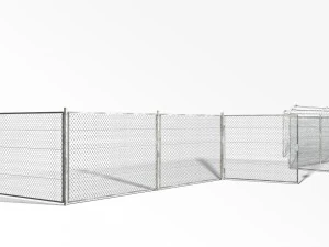 rabitz fence 40000 tris 3D Model