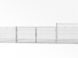 rabitz fence 40000 tris 3D Model