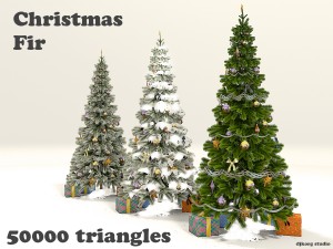 christmas fir 3D Model
