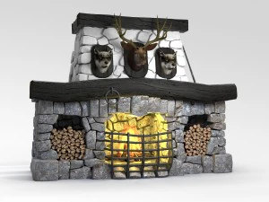 fireplace 3D Model