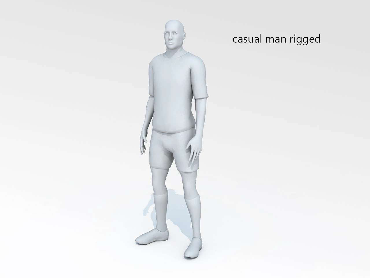 casual man 04 rigged 3D Model .c4d .max .obj .3ds .fbx .stl .blend 