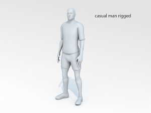 casual man 04 rigged 3D Model