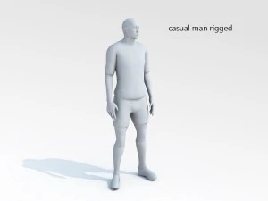 casual man 04 rigged 3D Model