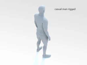 casual man 04 rigged 3D Model