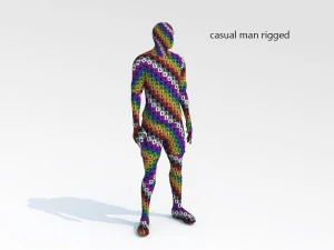 casual man 04 rigged 3D Model