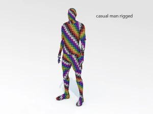 casual man 04 rigged 3D Model