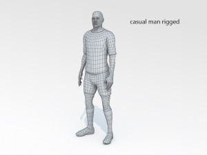 casual man 04 rigged Modelo 3D