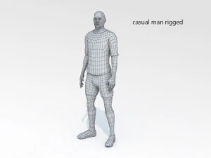 casual man 04 rigged 3D Model