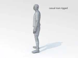 casual man 04 rigged 3D Model