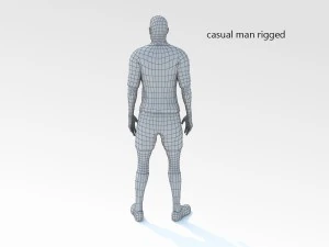 casual man 04 rigged 3D Model