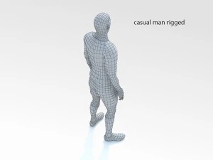 casual man 04 rigged 3D Model