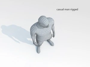 casual man 04 rigged 3D Model