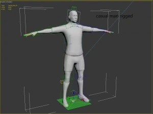 casual man 04 rigged 3D Model
