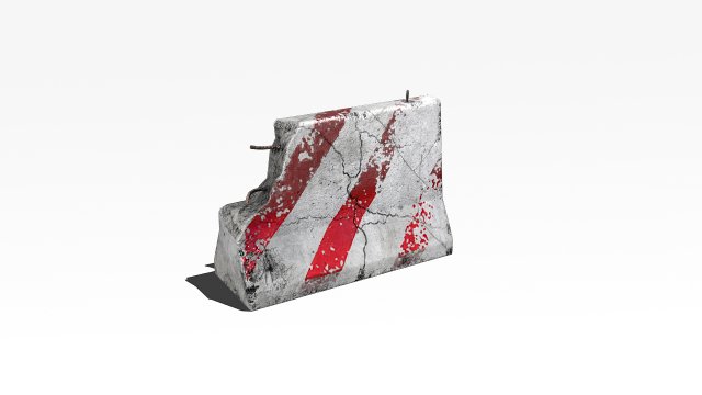 road block 01 Modelo 3D .c4d .max .obj .3ds .fbx .stl .blend 