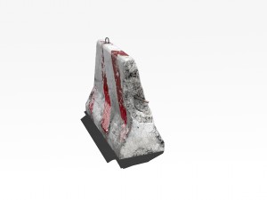 road block 01 Modelo 3D