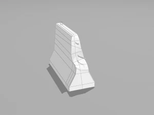 road block 01 3D Model