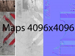 road block 01 Modelo 3D