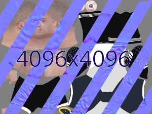 footballer rigged 3D Model