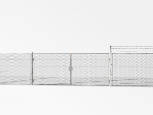rabitz fence 20000 tris 3D Модель