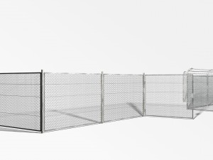 rabitz fence 20000 tris 3D Модель