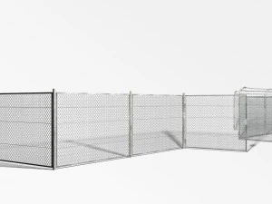 rabitz fence 20000 tris 3D Model