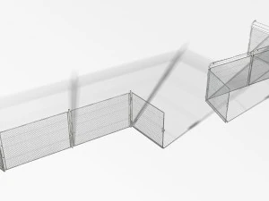 rabitz fence 20000 tris 3D Model