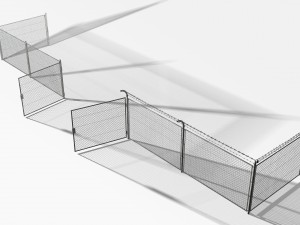rabitz fence 20000 tris 3D Модель