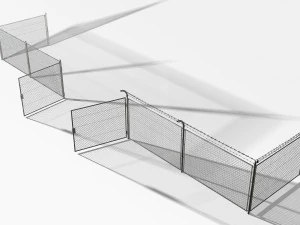 rabitz fence 20000 tris 3D Model