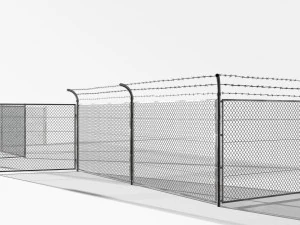 rabitz fence 20000 tris 3D Model