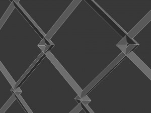 rabitz fence 20000 tris 3D Модель
