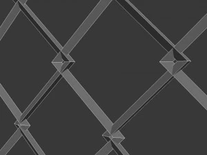 rabitz fence 20000 tris 3D Model