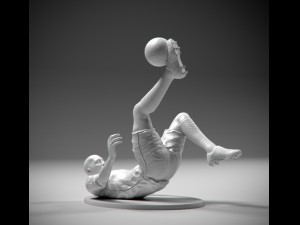 footballer flip strike stl 3D Print Model