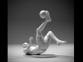 footballer flip strike stl 3Dプリントモデル