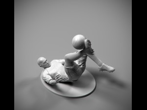footballer flip strike stl 3D Baskı Modeli