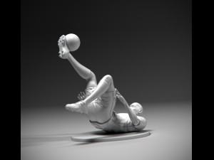 footballer flip strike stl 3D Baskı Modeli