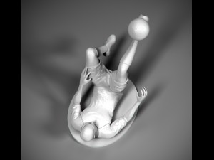 footballer flip strike stl 3D Baskı Modeli