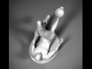footballer flip strike stl 3D Print Model