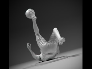 footballer flip strike stl 3D Baskı Modeli