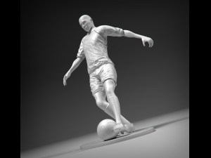 footballer foot strike stl Modelo de impresión 3D