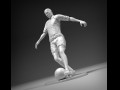 footballer foot strike stl 3D Print Model