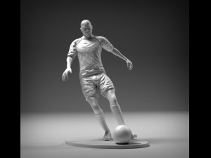 footballer foot strike stl 3Dプリントモデル
