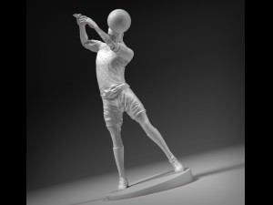 footballer head strike stl 3D Print Model