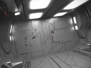 pacchetto iniziale per la costruzione di pannelli per astronavi Modello 3D