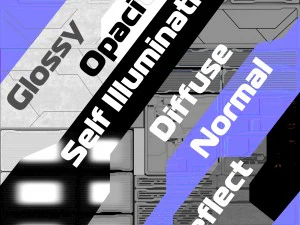 pacchetto iniziale per la costruzione di pannelli per astronavi Modello 3D