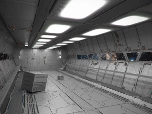 pacchetto iniziale per la costruzione di pannelli per astronavi Modello 3D