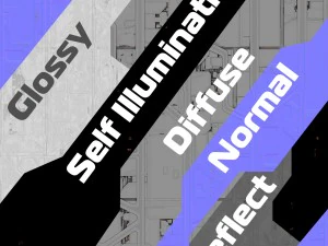 starship panels constructor advanced pack 3D Model