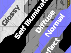 starship panels constructor advanced pack Modelo 3D