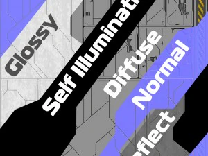 starship panels constructor advanced pack 3D Model