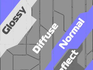 starship panels constructor advanced pack 3D Model