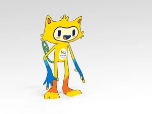 vinicius mascotte dei giochi olimpici 2016 Modello 3D
